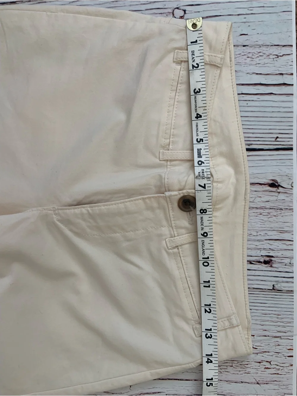 Old Navy Women’s Classic Straight-Leg Pants in Cream Size 4